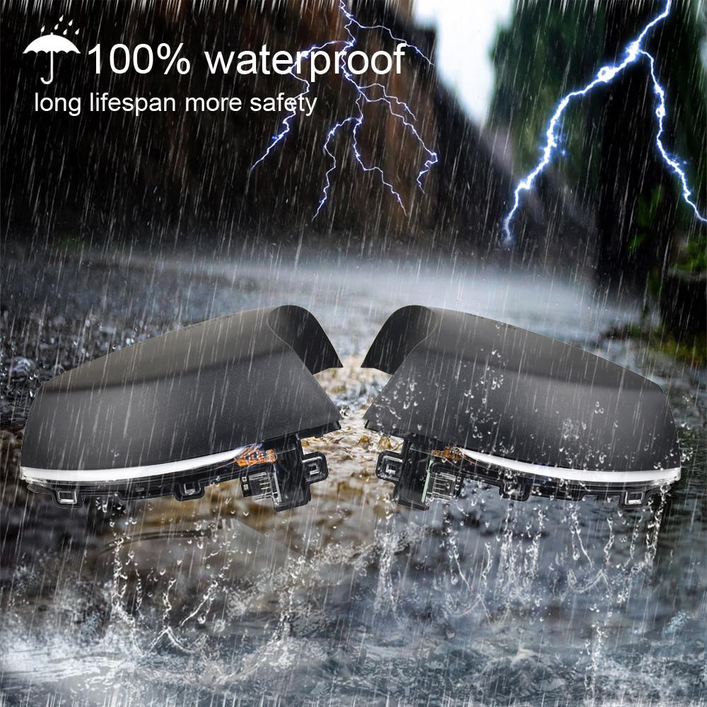 Scroll LED Dynamic Turn Signal Light Side Mirror Flashing Light Repeater Blinker For Volkswagen VW Polo MK5 6R 6C 2009 -2017