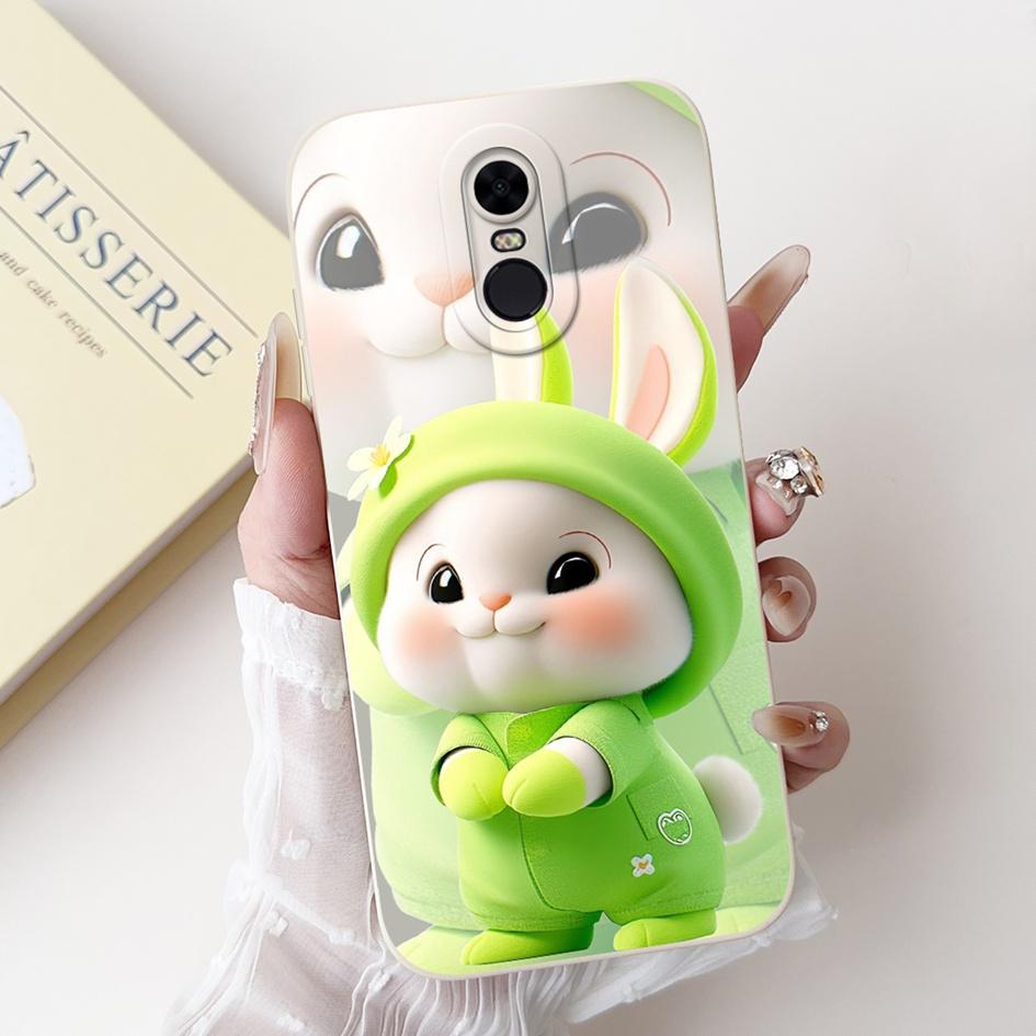 For Xiaomi Redmi 5 Case MEG7 MEI7 Capa Cute Rabbit Astronaut Soft Silicone Matte Phone Cover For Xiaomi Redmi 5 MDG1 MDI1 Fundas
