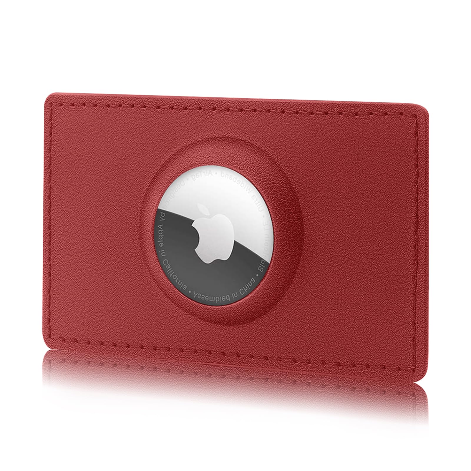 

[2 шт.] Совместимый с AirTag чехол-кошелек TEMEDO, Кожаный, Маслостойкий, Легкий, Портативный, Ударопрочный, Устойчивый к царапинам, Держатель для карт AirTag,