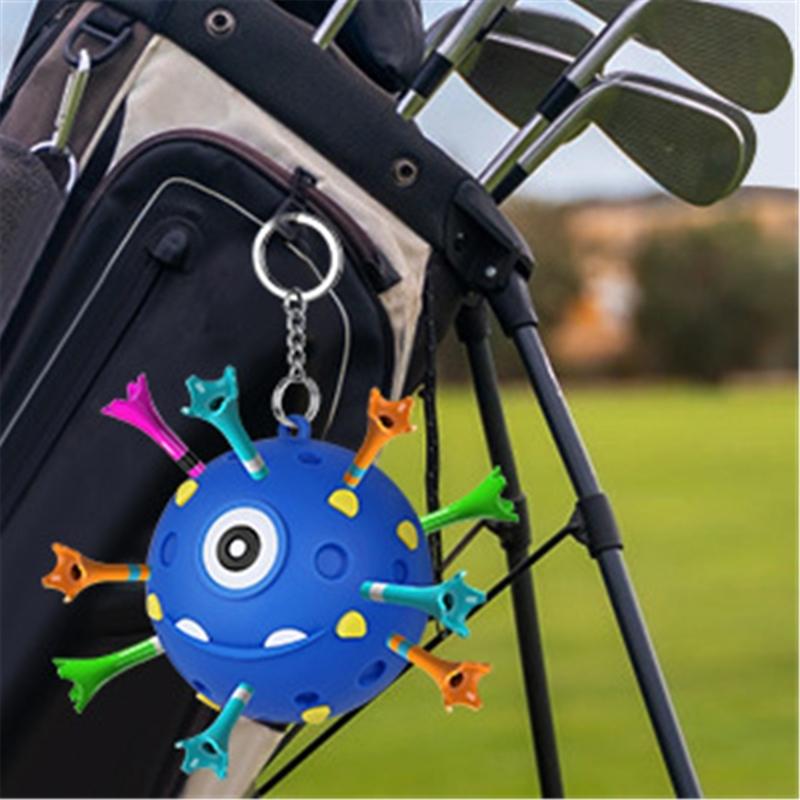 Portable Silicones Golf Tees Holder With Light weight Build For Easy Carrying And Storage In Golf Bags
