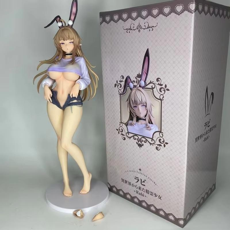 

45cm Elf Girl From Another World Rabi Bunny Girl 1/4 Scale 45cm Gk Statue Animation Figure Collector-Worthy Miniature Tabletop Decoration Present