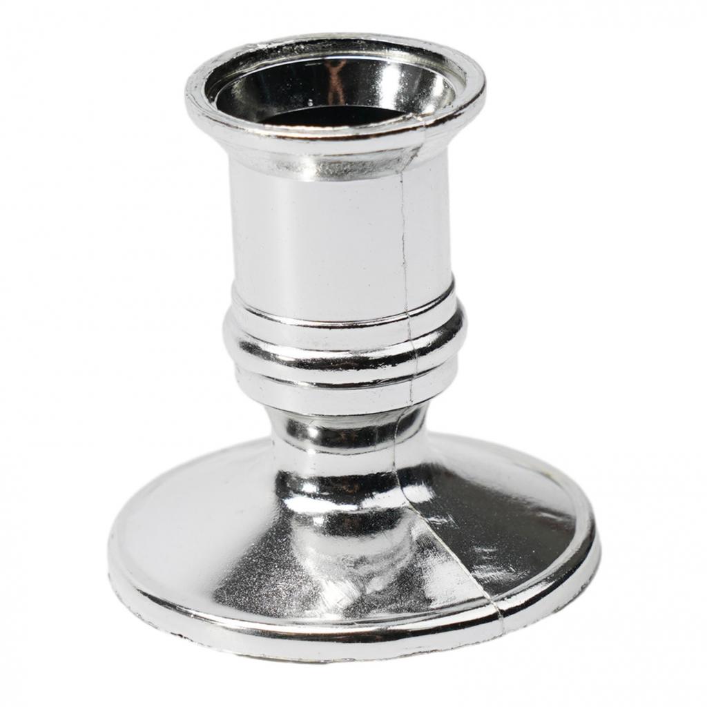 Candle Holders Candle Base Candlestick Plastic Silver-Plated