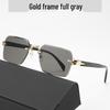 Trendy Frameless Fashion Sunglasses for Men & Women - European & American Style