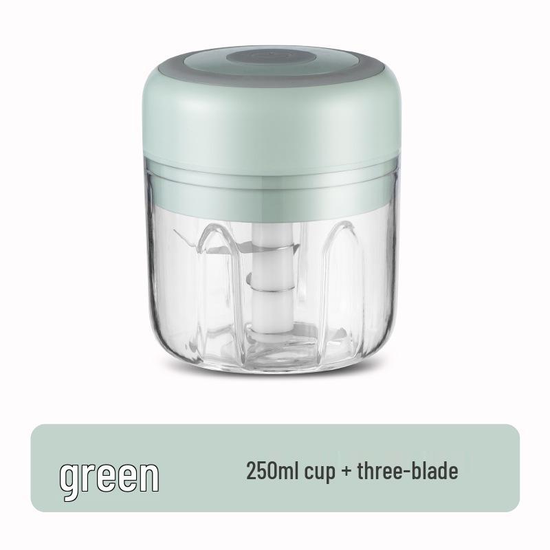 Elektrisk hvitløks- og kjøttkvern: Mini matkutter, kvern og skreller for husholdnings- og babymat