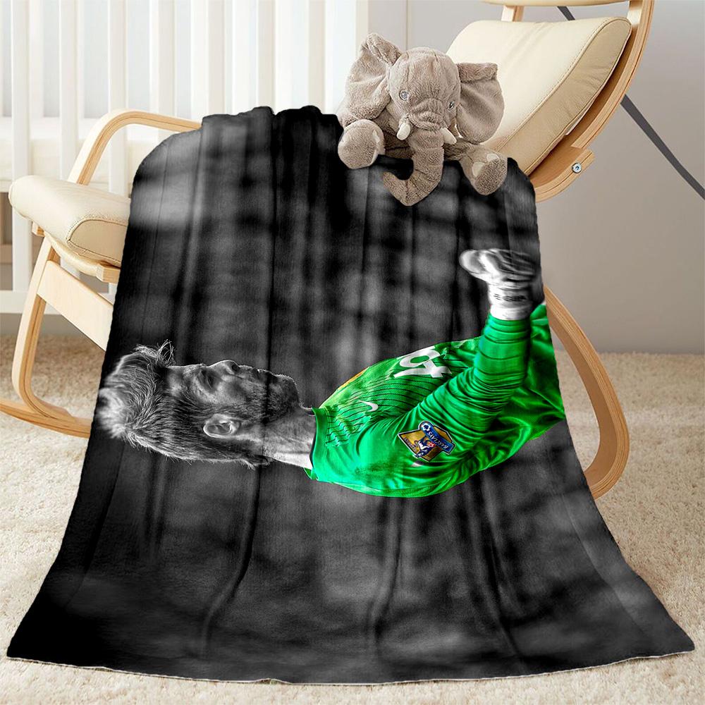 Goalkeeper Green Jersey Blanket Soft Warm Cozy Suitable for Chair Office Livingroom for All Occasions Modern Suitable for Gifting Relatives and Friend