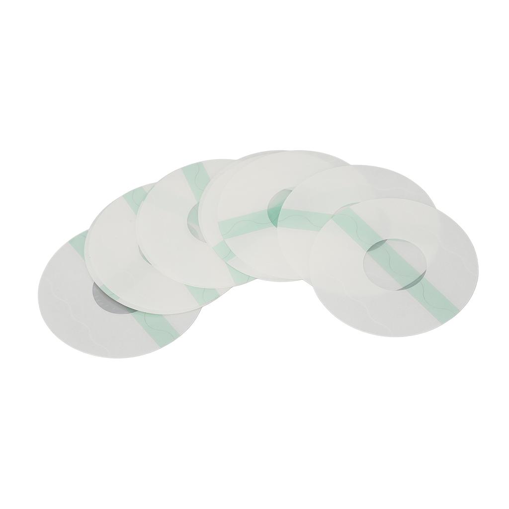 10 Sheets Sensor Adhesive Patch Prevent Slip Round Shaped Waterproof Sensor Covers for Running Green