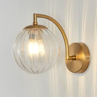 Modern Led Wall Lamps Glass Ball Nordic Minimalist Living Bedroom Bedside Sconce Dining Kitchen Indoor Lighting Fixtures Light