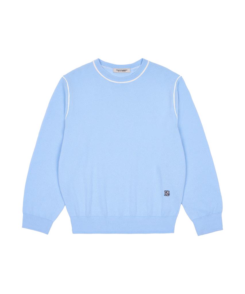 UNIVERSE GARMENT Soft Daily Knit_Light Blue
