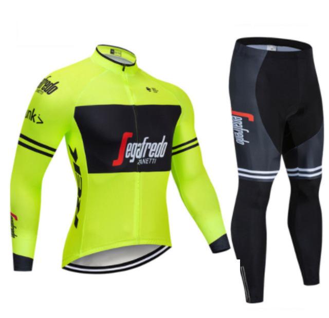Winter Warm Mountain Bike Breathable Sports Cycling Suit Fleece