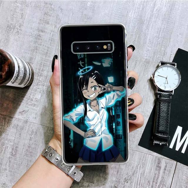 Nagatoro San Anime Estetisk telefondeksel for Samsung Galaxy S20 Fe S10 Plus S21 S22 S23 Ultra S10e S9 S8 S7 Edge Fundas Cover Coq