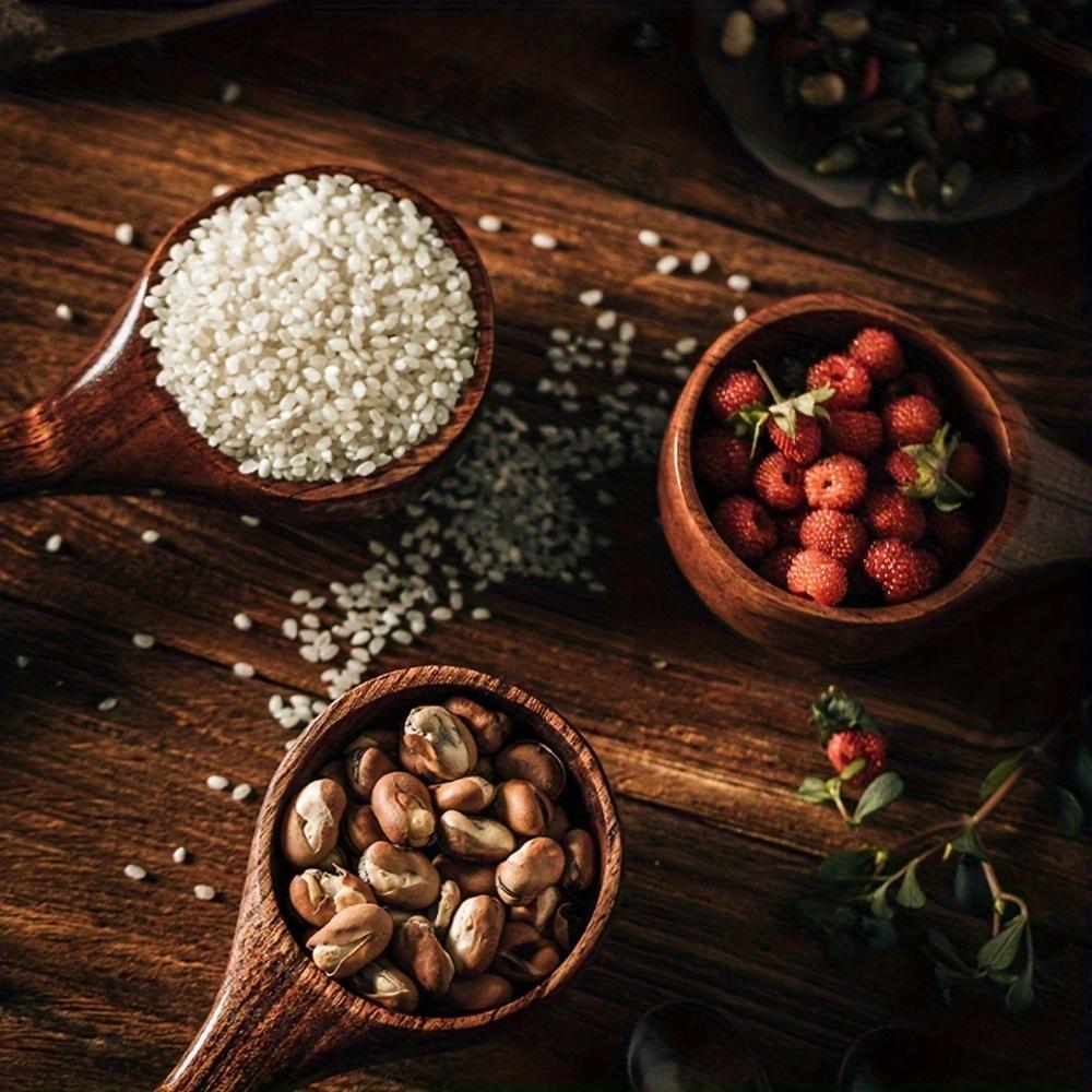 1pc Spoon with Short Handle - Perfect for Measuring, Scooping, and Serving Grains, Flour, and Soup