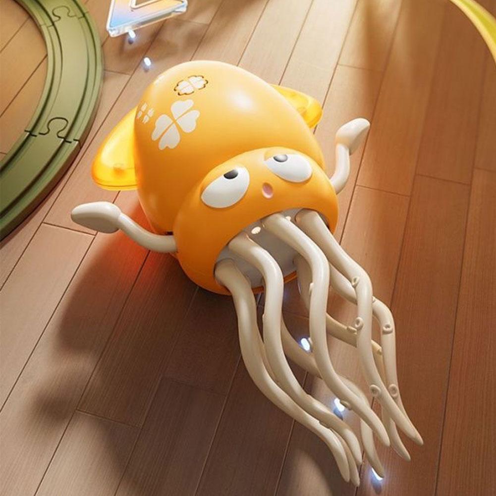 1/2PCS Electric Dancing Octopus Cartoon Toys Anti-stress Luminous Music Dancing Octopus Electronic Pet Toys Decor Ornaments