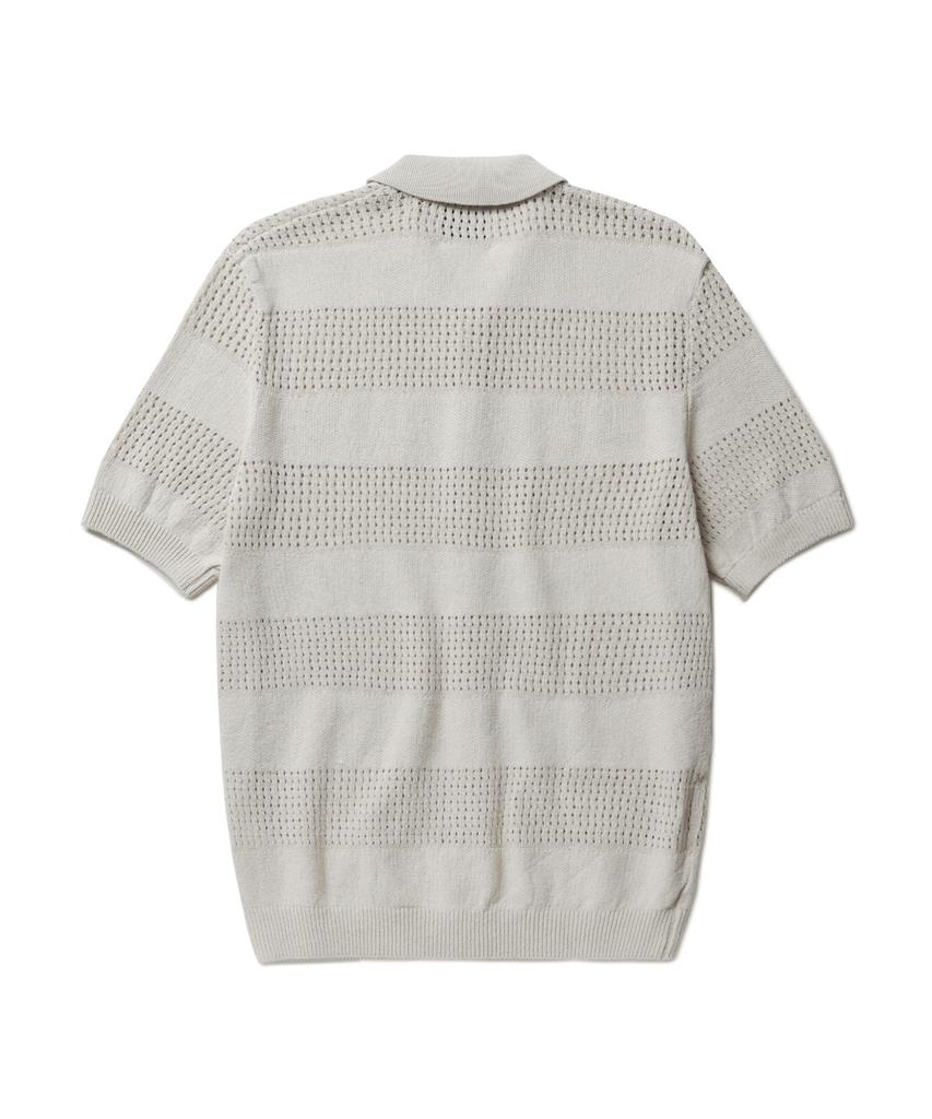 Henry Cottons Short Sleeve Collared Cardigan_Ahwam25521Bex
