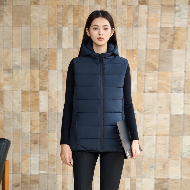 Teluoman Unisex Hooded Padded Work Vest