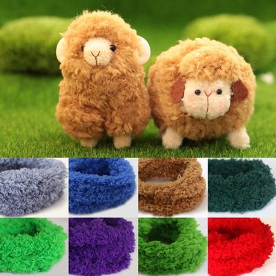 Yeni Peluş Iplik Demir Tel Büküm Sopa Saç Yün Şerit Bar Şerit Sopa Dize Trim Kök Yün Kumaş DIY Oyuncaklar Dikiş Aksesuarları