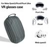 Protective Storage Bag for Meta Quest 3 VR Headset Travel Carrying Case EVA Storage Box for Pico 4 Ultra/Pico 4 VR Accessories