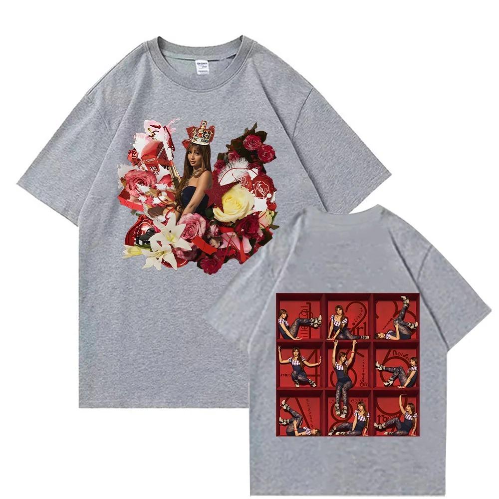 Fancy That New Album PinkPantheress Poster Print Tshirt Men Women Oneck Cotton Summer Tees Harajuku HighStreet Oversized Tops