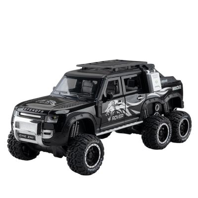 1/24 Land Range Rover Defender Legierung Pickup Auto Modell Diecasts Metall Offroad Fahrzeuge Auto Modell Ton Licht Kinderspielzeug Geschenk