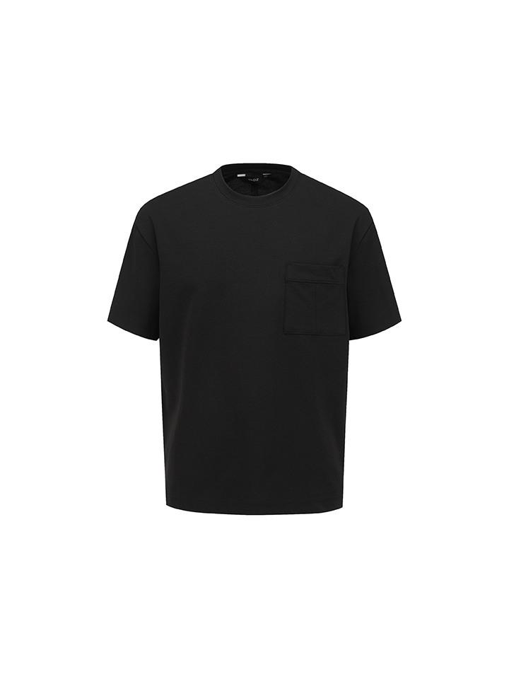 And Z Men'S) Round Pocket Short Sleeve T-Shirt_Blf2Tr1001