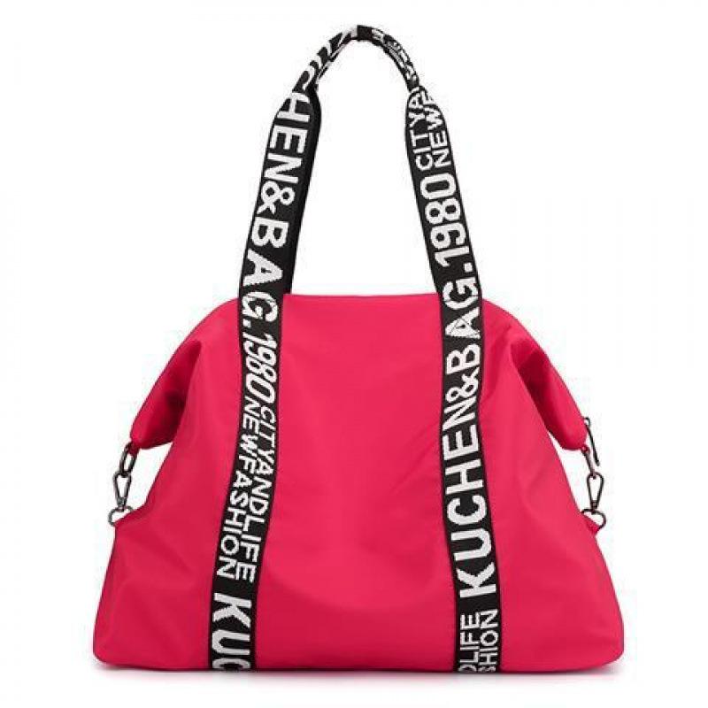 Moda inverno nova bolsa feminina leve ombro nylon grande capacidade mensageiro portátil viagem bolsa