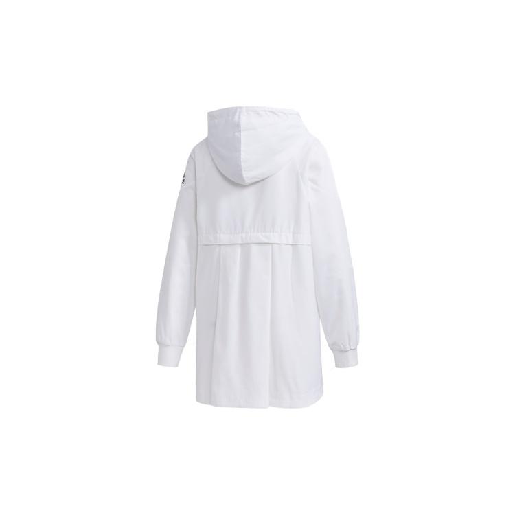 (WMNS) adidas Wb Alphabet Logo Printing Sports Hooded Jacket White Women s FM9251 S