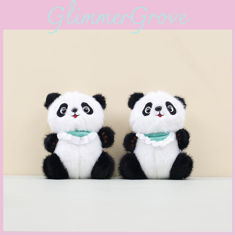 Adorable Panda Plush Toy Hanging Ornament Cute Stuffed Animal Gift For Kids
