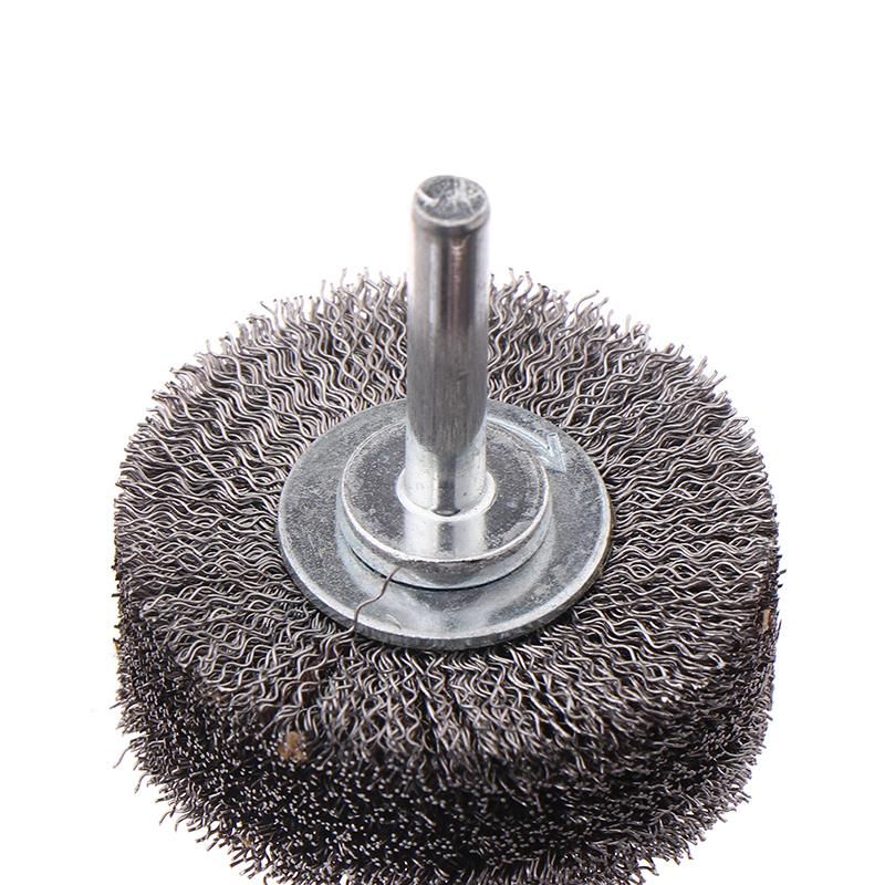 1/2/5PCS Professional Stainless Steel Wire Brush Wheel 2" 50Mm - Rotary Polishing Tool For Metal Rust Removal
