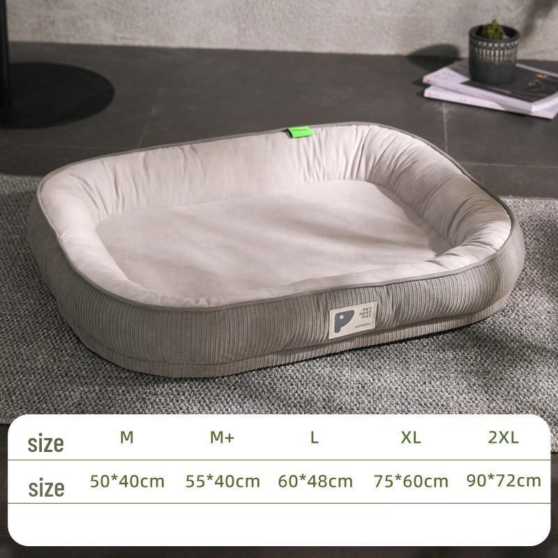 Year-Round Removable & Washable Dog Bed - Cozy Winter Warmth, Perfect for Small & Medium Dogs and Cats