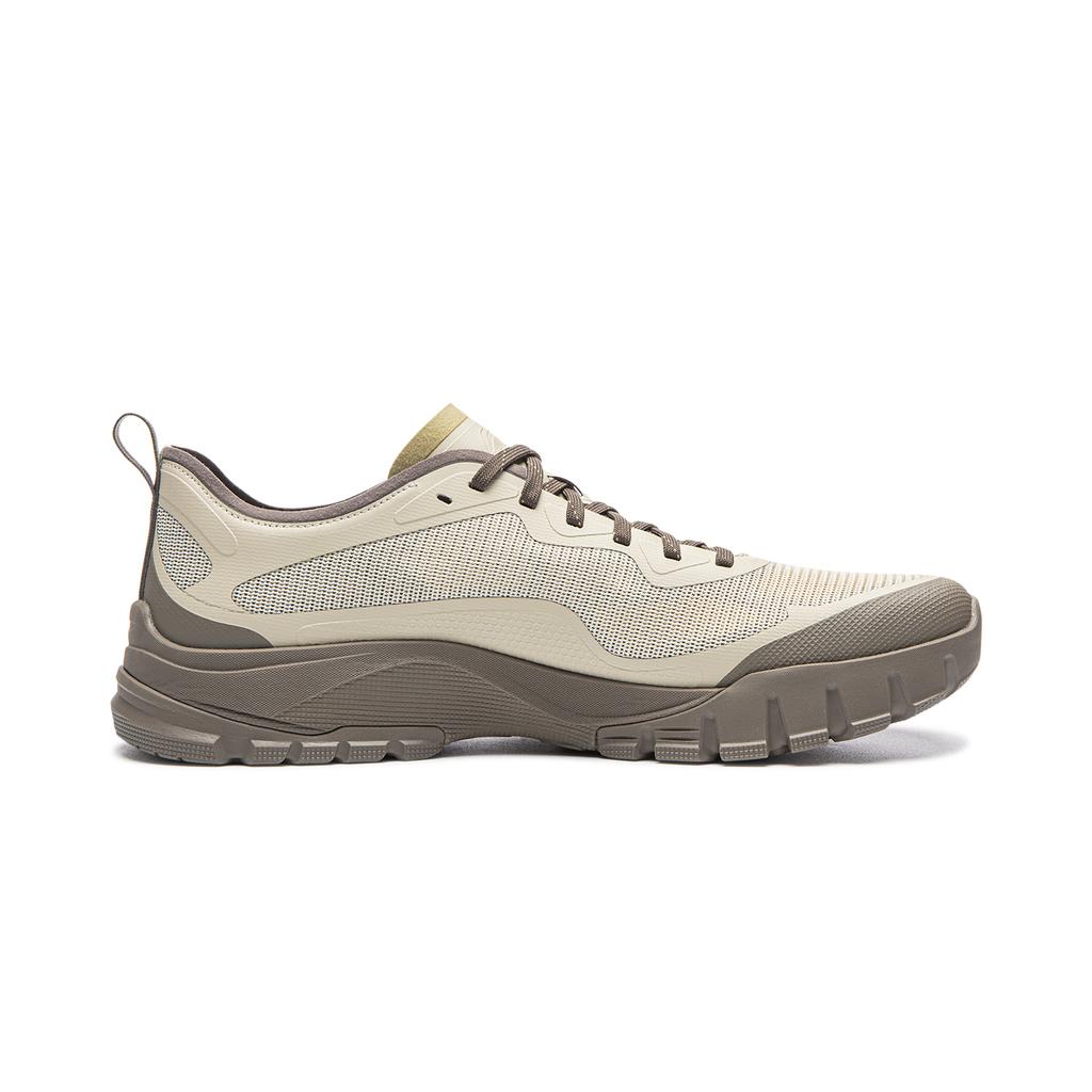 Li Ning Sable Sport Confortable Amortissant Résistant à l'usure Basse Cheville Chaussures Décontractées Homme chaussures décontractées Marron Clair AGCW113-3