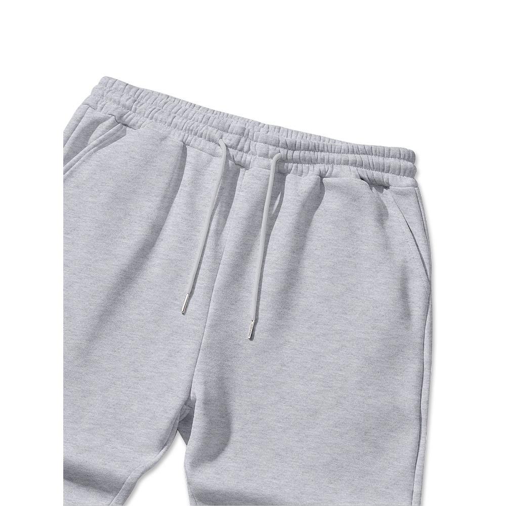 Men's Printed Hooded Sweatshirt and Pants Two Piece Set High Street Drawstring Sports Suit Soft and Skin Friendly Trendy Street Style