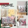 45X45Cm Countryside Christmas Theme Pillowcase Bedroom Cushion Cover 100% Polyester Living Room Cushion Pillowcase Home Decor