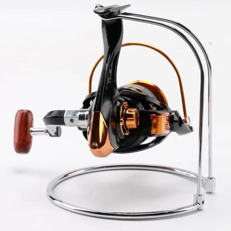 Fishing Reel Display Holder Stainless Steel Spinning Reel Stand Rack Support Storage Durable Accessories