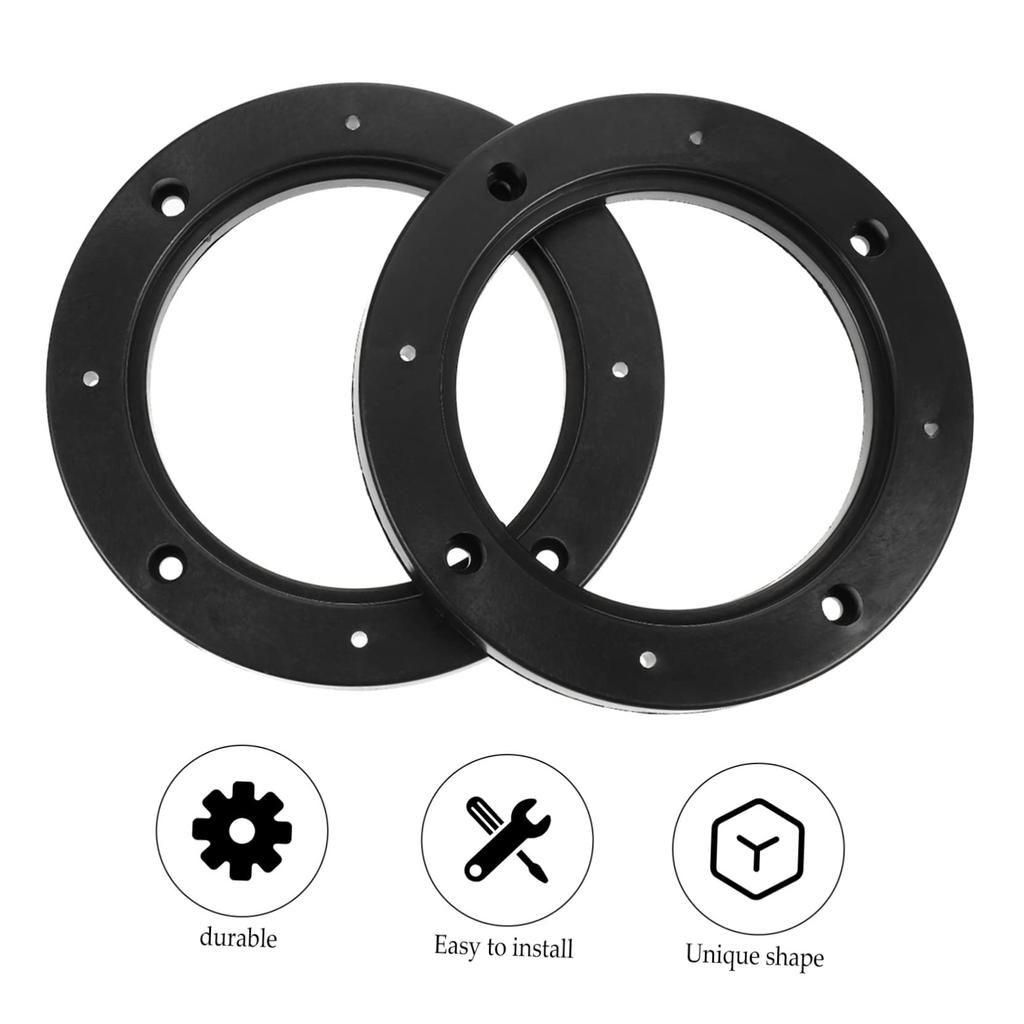 JEWEDECO 4 Pairs Car Speaker Spacer Ring Pair Durable Easy Installation