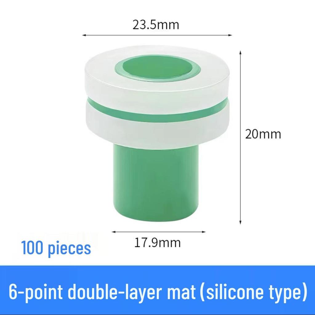 Thickened Silicone Pad for 4-Point Faucet Sealing - No Raw Tape Needed, High Temp Resistant