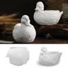 Silikon-Bastelform, elegante Kerzenhalter-Formen in Entenform, Kerzen-Organizer-Formen, geeignet für die Handarbeit