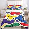 3pcs Colorful Patterns Bedding Set, Breathable and Soft, Suitable for All Seasons, Ideal for Home Use, Suitable for Bedroom Decor Yy250821225