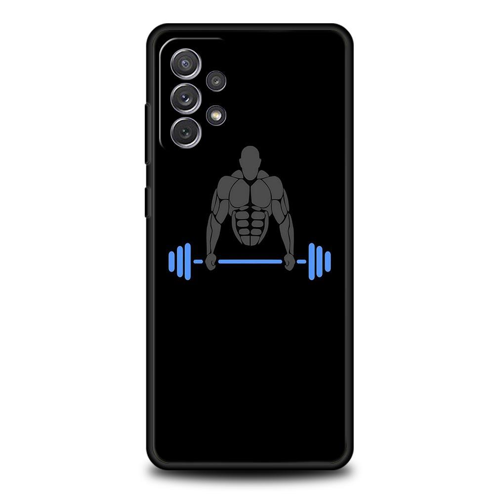 Fitness Bodybuilding Handyhülle Für Samsung Galaxy A17 A07 A55 A35 A25 A15 A05 A33 5G A31 A23 A21s A41 A73 A53 A51 A71 Hülle