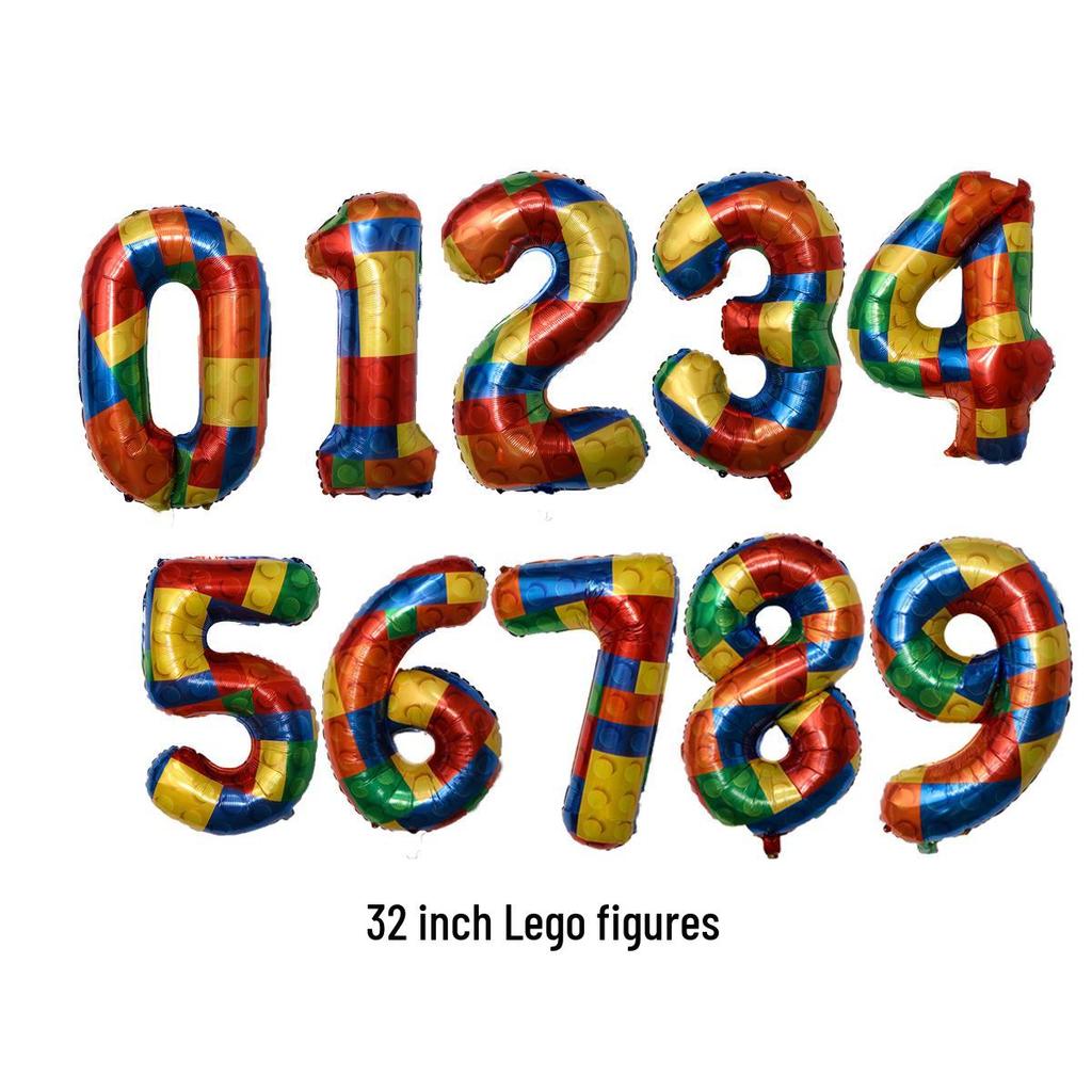 32-Inch Gold Number-Shaped Foil Balloons for Decorations