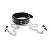 Leather Collar Nipple Clip For Women Alternative Fetish Play Toys Adjustable Bondage Accessories Sensual Stimulation Adult Products