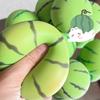 New Artificial Watermelon Shaped Squeeze Toy Smooth Touch For Stress Relief Kids Adults Home Office Use
