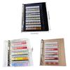 Efficient Nail Polishing Color Organizer with Removable Magnetic Tips and SelfAdhesive Labels for Easy Swatching