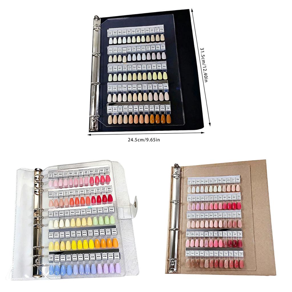 Efficient Nail Polishing Color Organizer with Removable Magnetic Tips and SelfAdhesive Labels for Easy Swatching