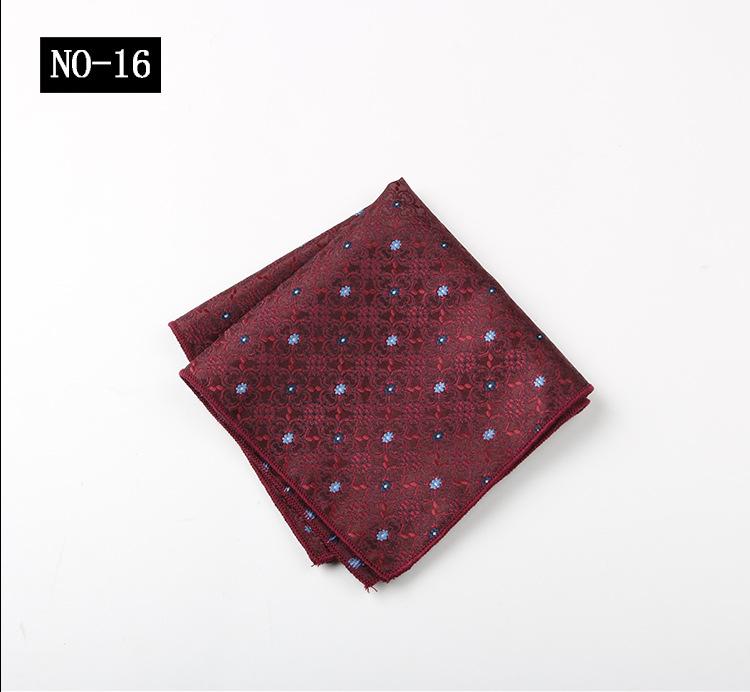 Herren-Taschentuch, Hochzeits-Hochzeits-Bräutigam-Bankett-Zeremonie-Geschäfts-Brusttuch, Kleines quadratisches Tuch, Taschentuch, Hochwertige Polyesterseide