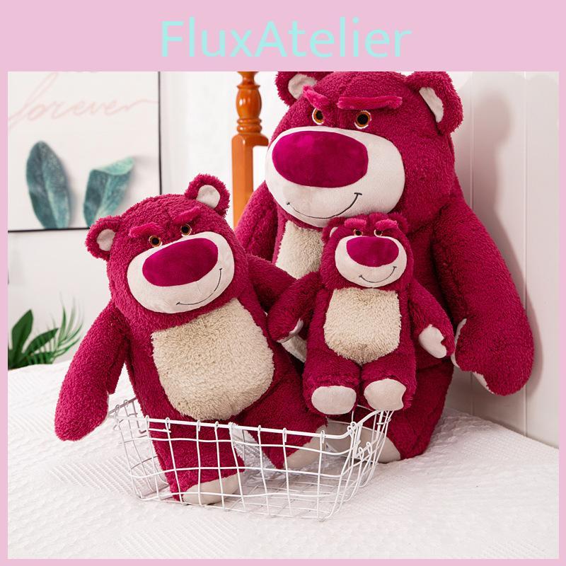 Adorable Large Pink Strawberry Bear Plush Toy For Kids Perfect Birthday Gift