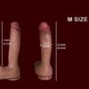 Extra Long Huge Thick Dual Density Dildo with Suction Cup, Realistic Giant Curved Soft Silicone Dildo, G-Spot and Anal Sex Toys for Men and Women