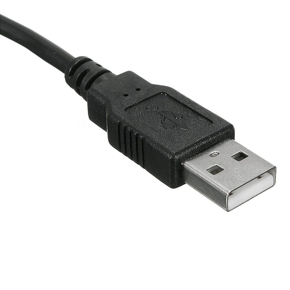 Extension Cable USB Adapter Black Car Center Console