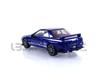 TrueScale Miniatures MINI GT 1/64 Scale Nissan Skyline GT-R VR32 Top Secret Metallic Blue Right-Hand Drive Finished Model