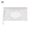 1PC Wet Wipes Bag Portable Flip Cover Snap-Strap Cosmetic Pouch Cute Baby Tissue Box Outdoor Cute Stroller Carrying Case Acces