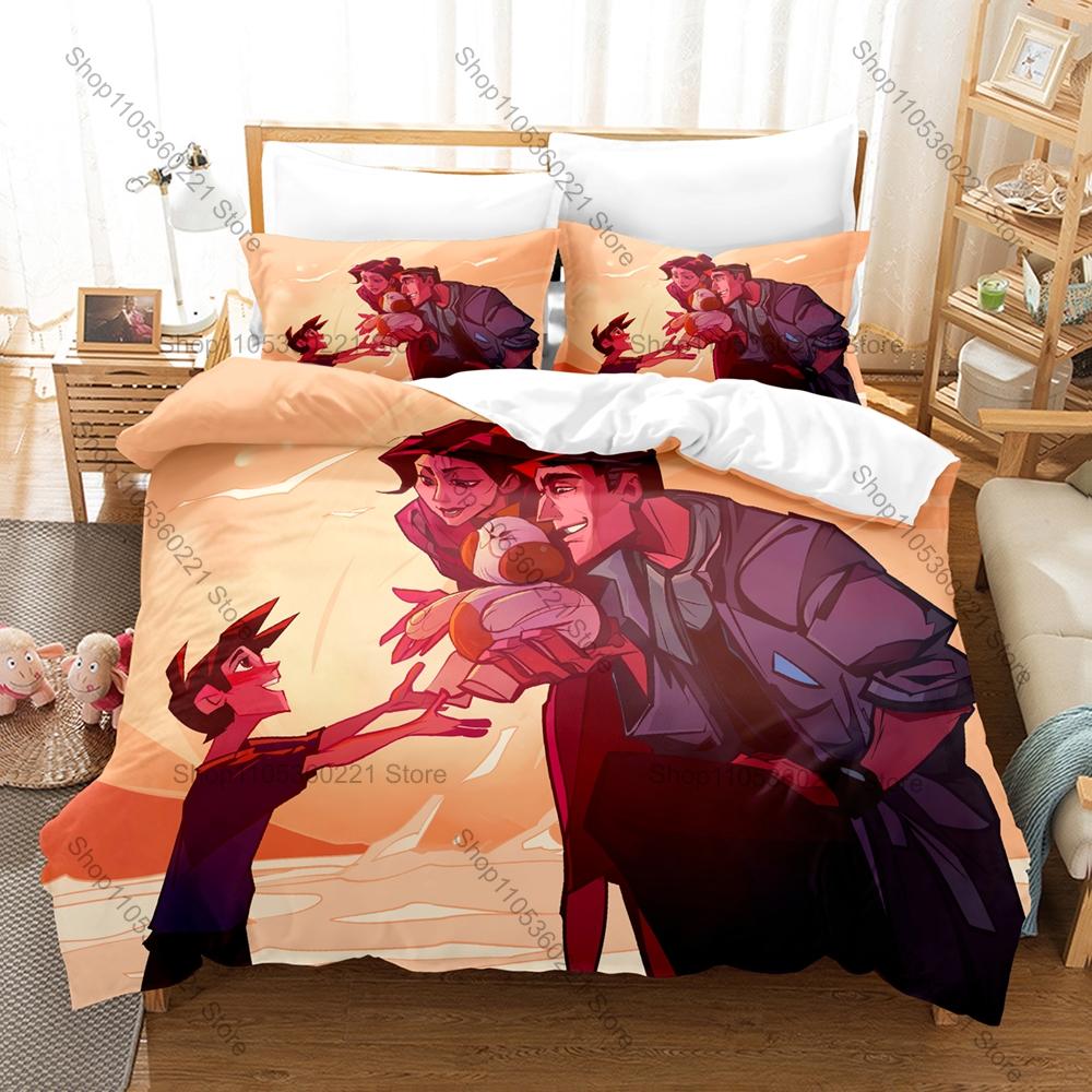 Gripper Game None Cyber Biker Post-Apocalyptic Action Game HD Print Bedding Set Duvet Cover 2 Pillowcases Polyester Gamer Decor