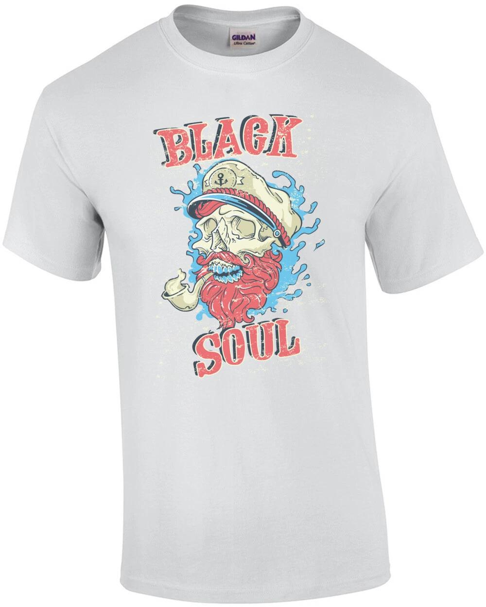 Black Soul Gothic Sailing T-Shirt S